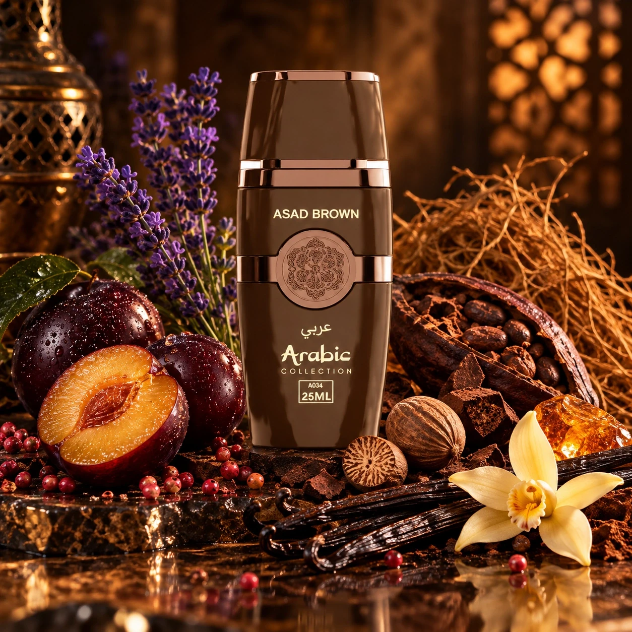 Arabic Collection A034 - Contratipo Asad Bourbon - 25ml — composição