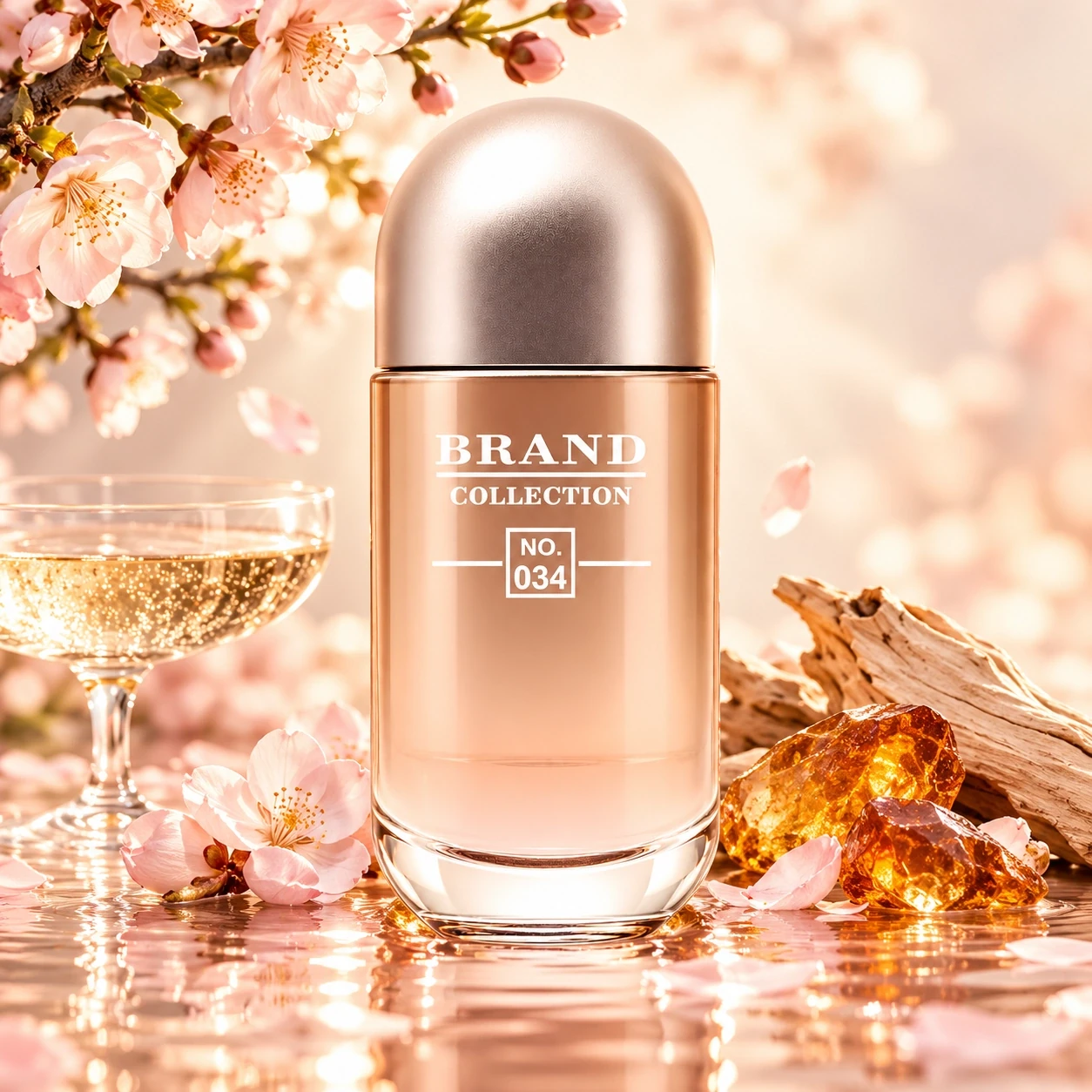 Brand Collection 034 - Contratipo 212 Vip Rose - 25ml — composição