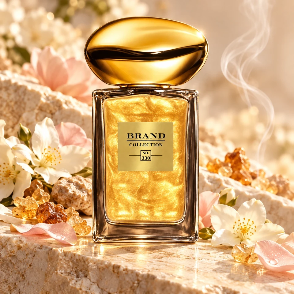 Brand Collection 330 - Contratipo Armani Prive Rose d'Arabie Gold Compartilhável - 25ml